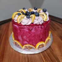 Cheesecake Filled Cake